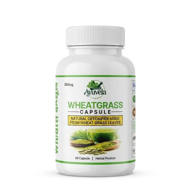 Wheatgrass 60 Capsules - Ayuvela Ayurveda