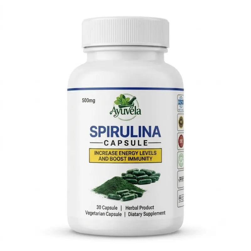 Spirulina 30 Capsules - Ayuvela Ayurveda